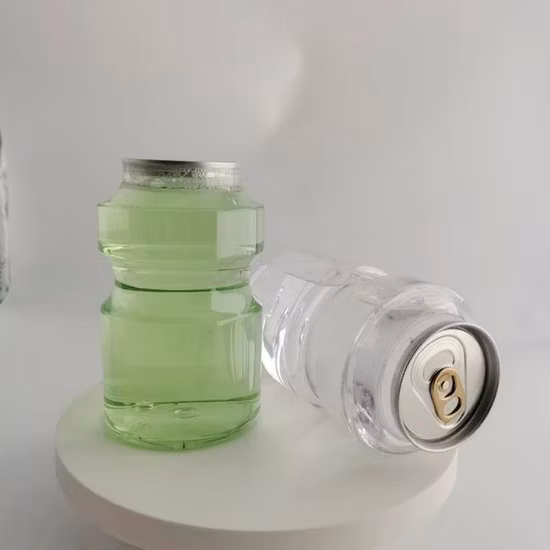 Disposable 12 Oz Empty Transparent Pet Beverage Plastic Juice Bottle Packaging Drink 350ml