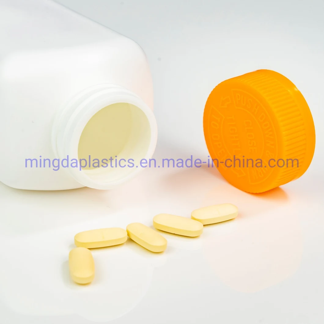 150ml Eco-Friendly Square Customized Food Medicine Grade Empty Plastic HDPE Bottle