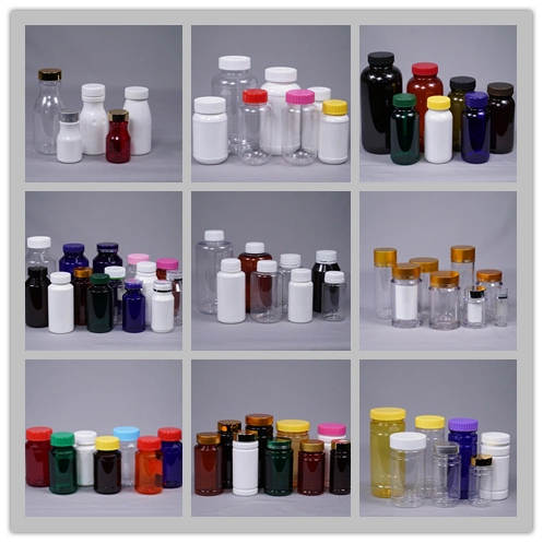 HDPE/Pet MD-376 200ml Plastic Medicine/Health Care Products Sloping Shoulder Bottle