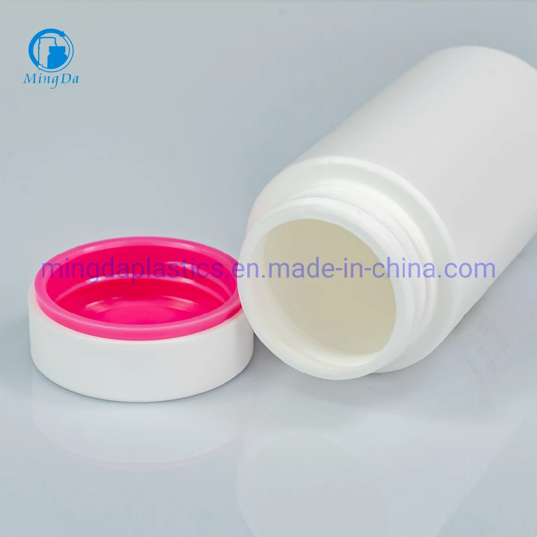 HDPE Cylindrical Fish Oil Plastic Bottle