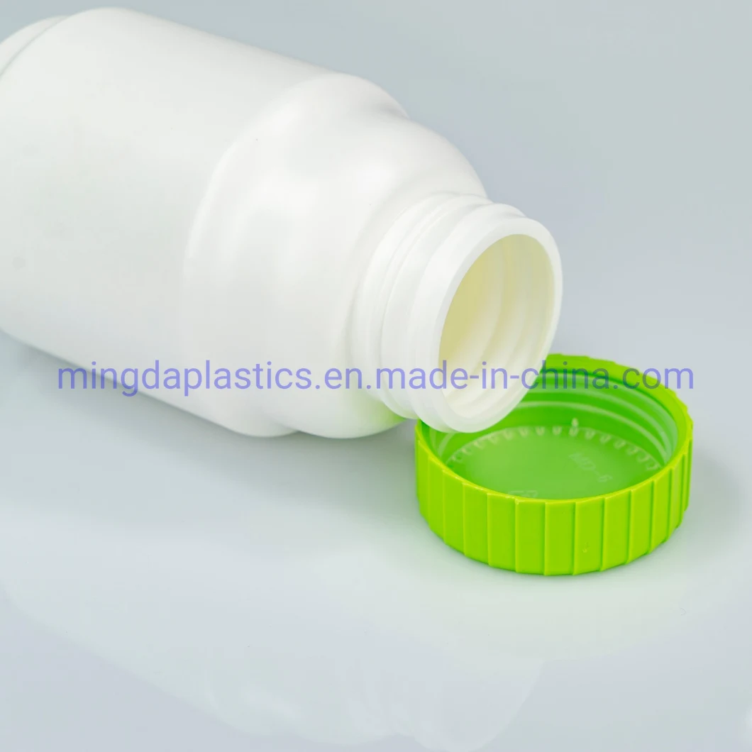 CRC Cap High Density Oxygen Resistance Food Grade HDPE Irregular Round Bottle