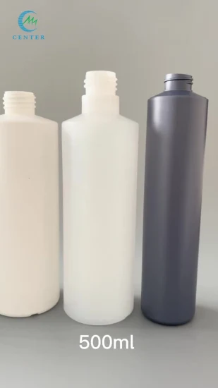 Frasco de pressão vazio quadrado 100 ml bomba HDPE xampu frasco de plástico