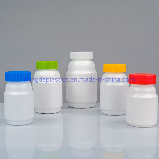 Remédio/comprimidos/cápsula/embalagem de grau alimentício garrafa de plástico bola de plástico HDPE 200ml